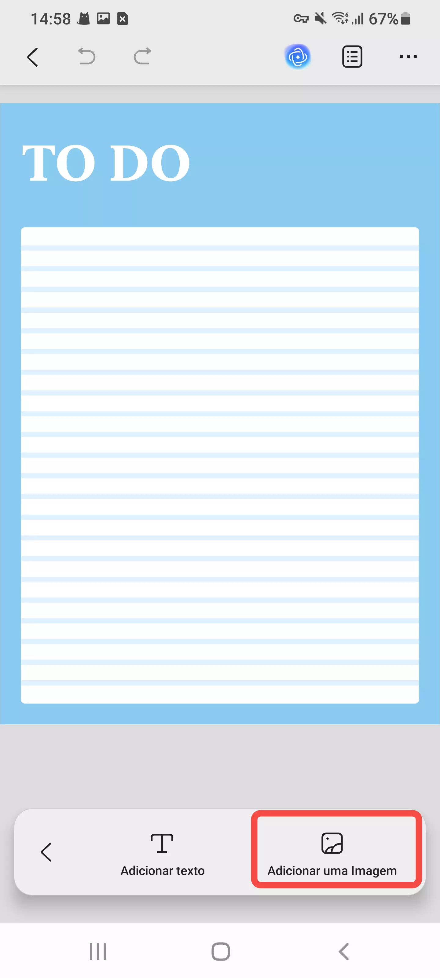 adicionar nova imagem