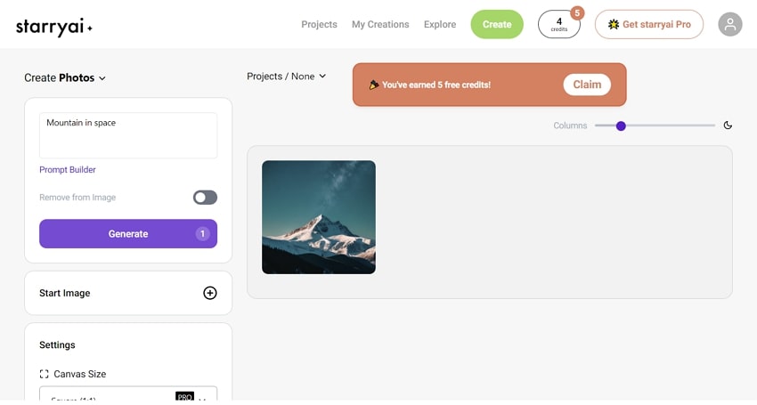 starryai ai image generator