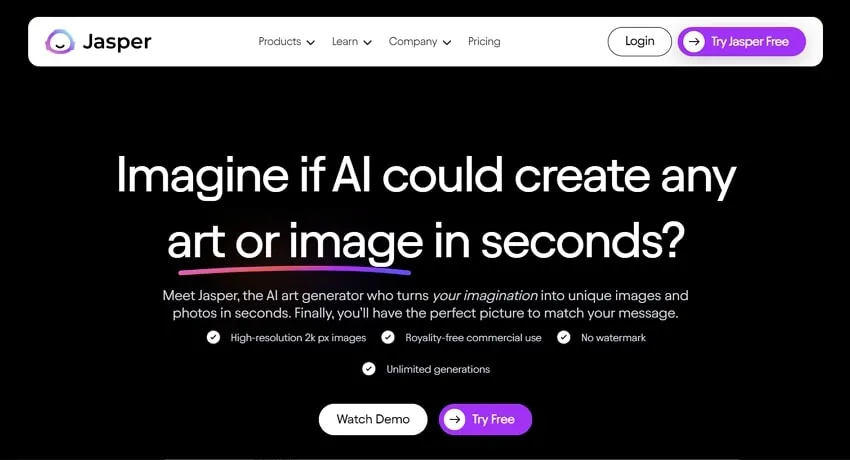  Jasper - AI Art Generator
