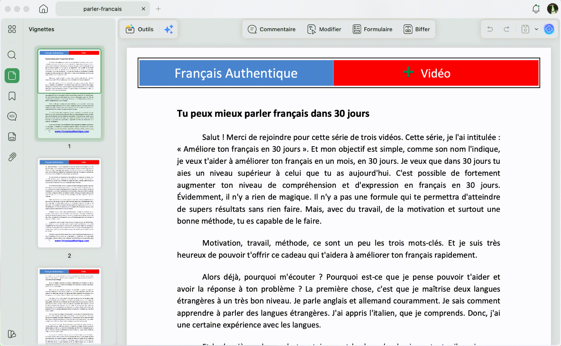 supprimer filigrane pdf