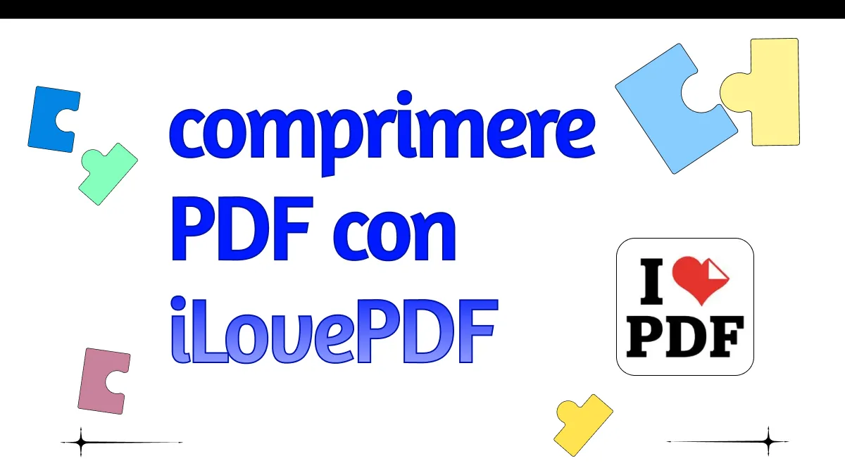 Passi per comprimere PDF con iLovePDF