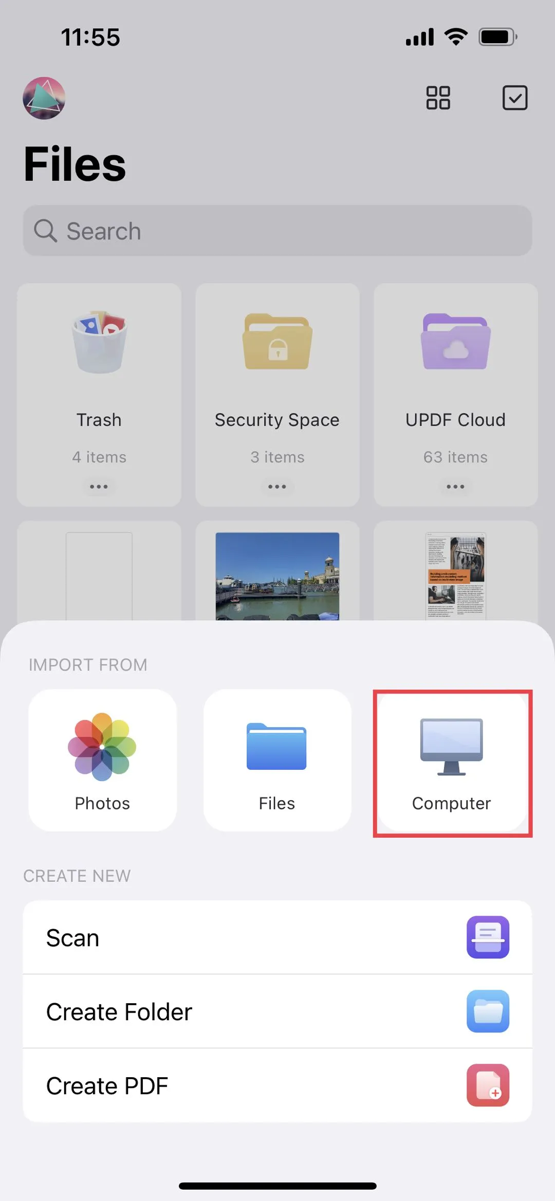 computer option how to move files from pc to iphone