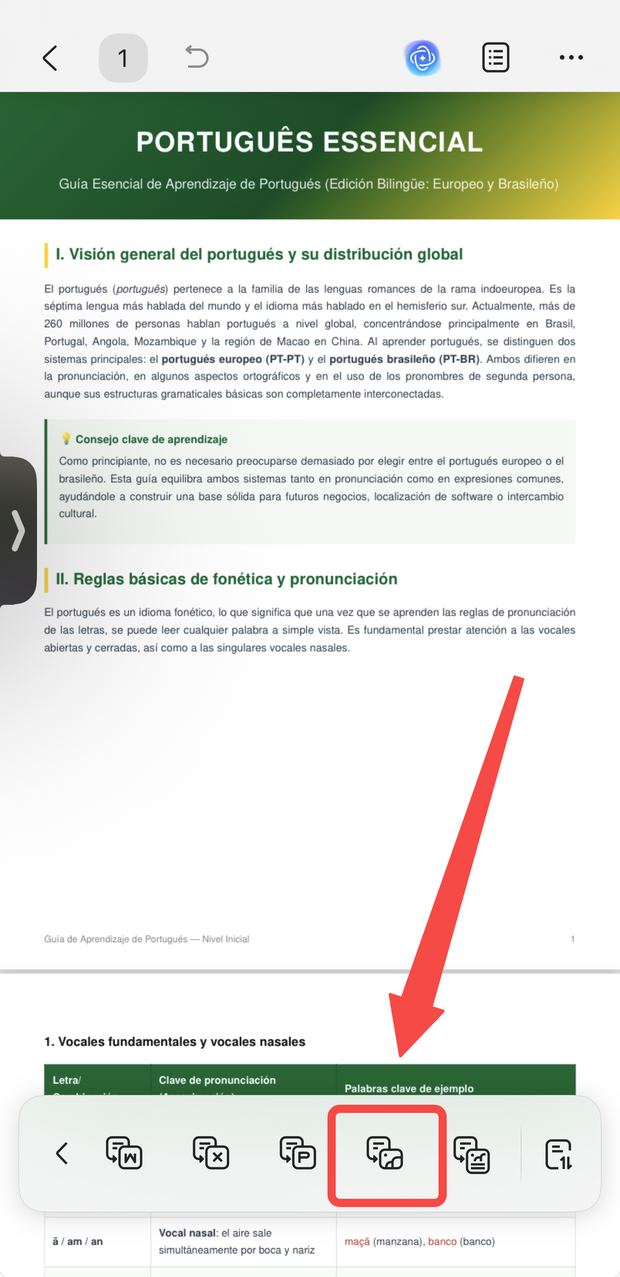 converter pdf em png com updf no celular