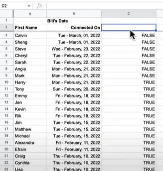 comparer deux listes excel