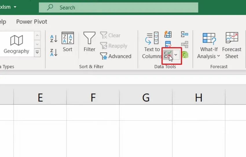 creare un elenco a discesa in Excel