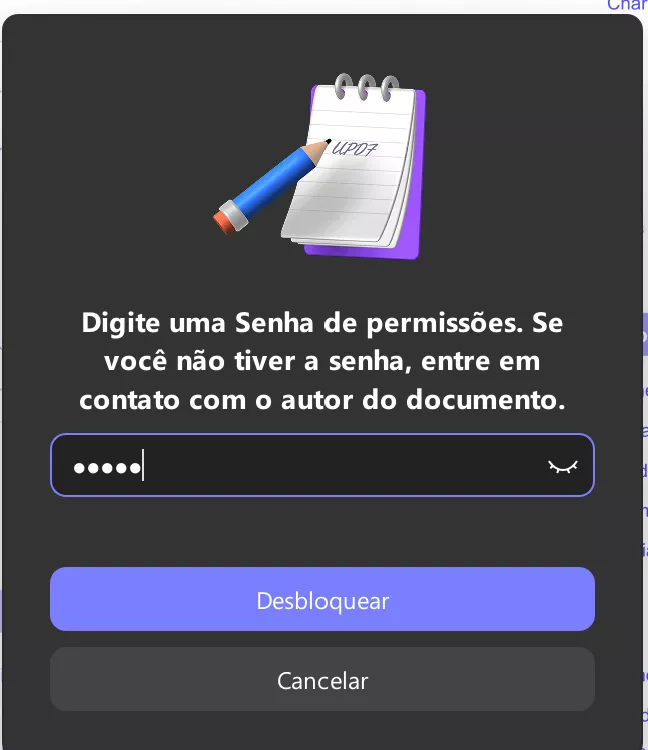 remover a segurança para resolver a impossibilidade de copiar texto de um pdf