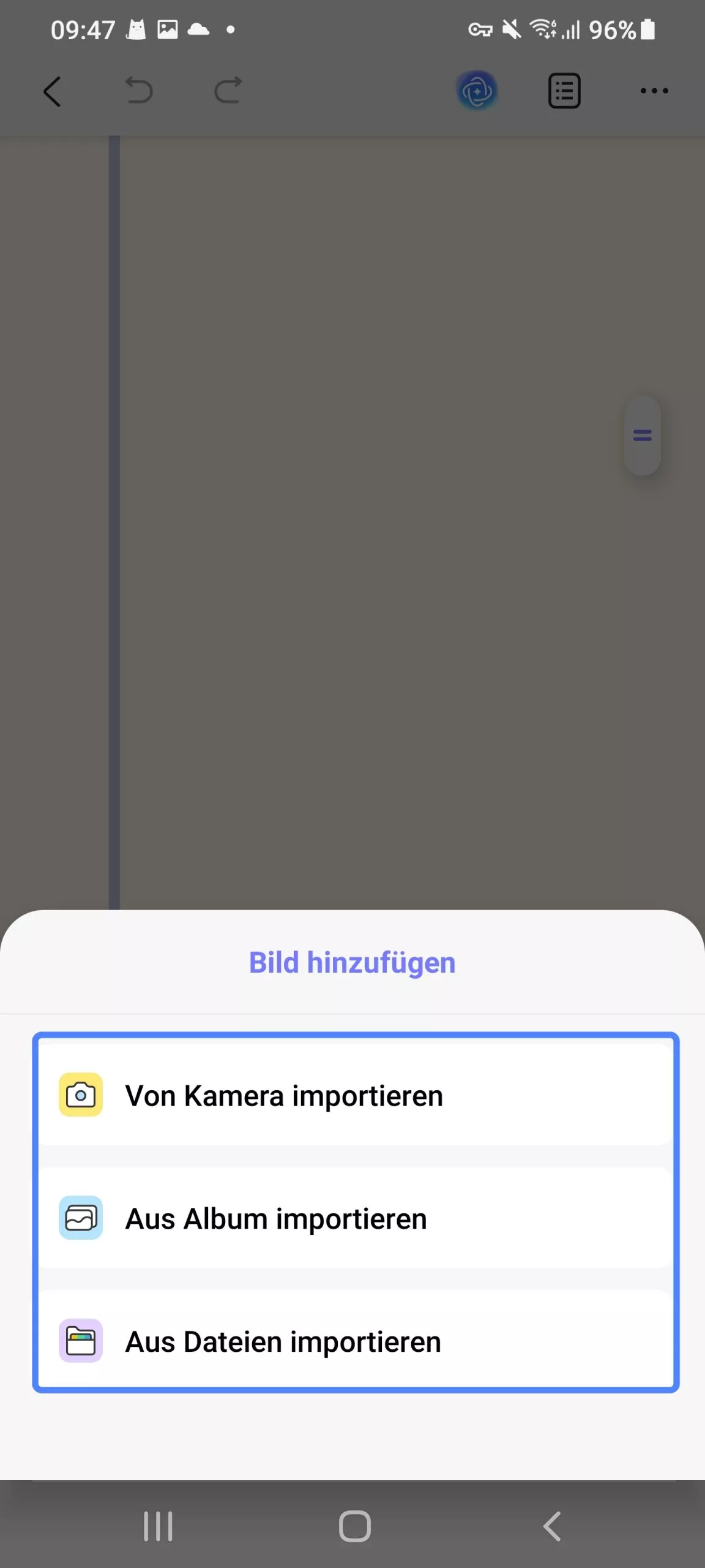 Neue Bilder in PDF importieren/hinzufügen