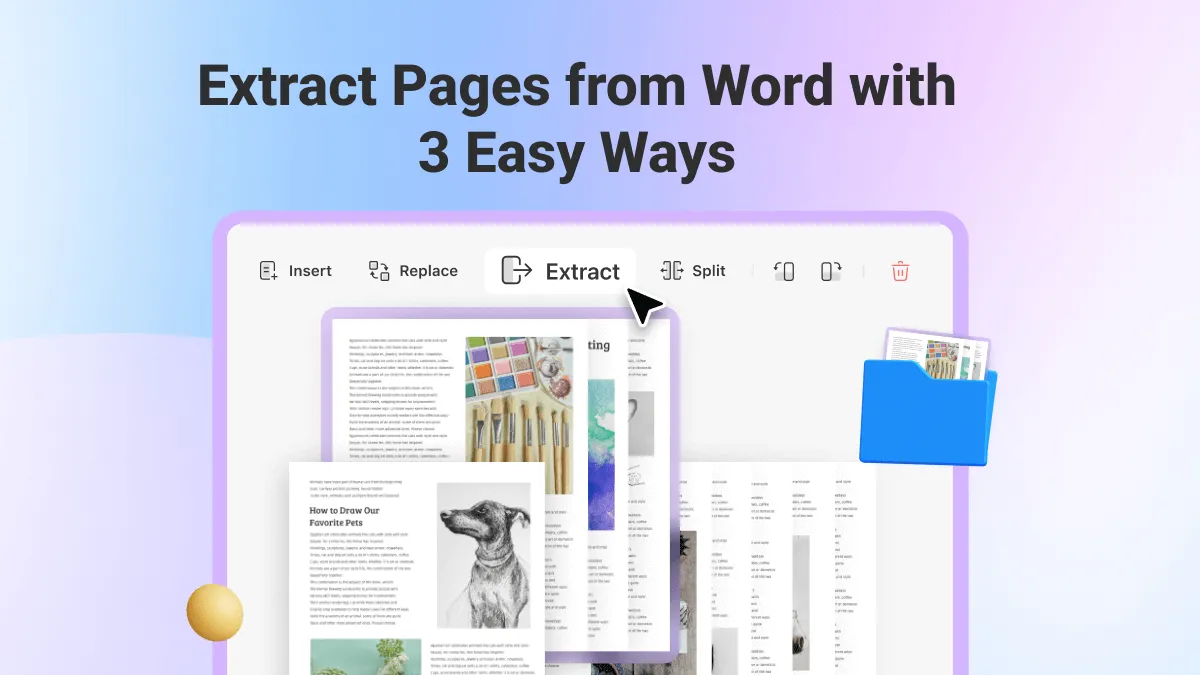 Extract Pages from Word with 3 Easy Ways