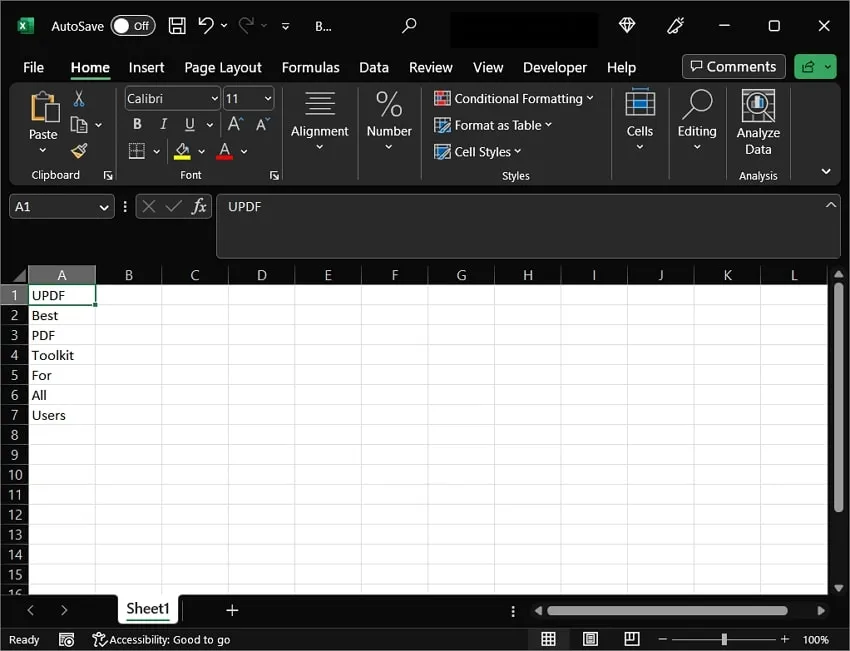 finalize the cells where you want to add the drop-down list feature