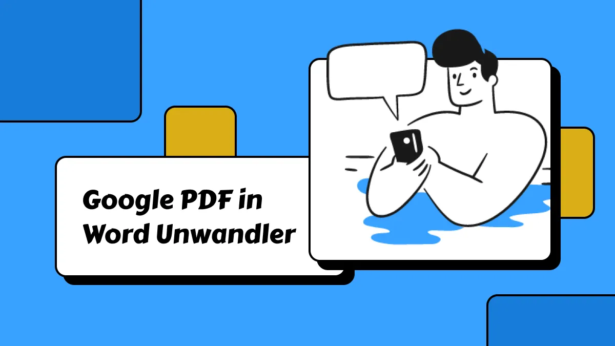 Wie du PDF in Word mit Google umwandeln?