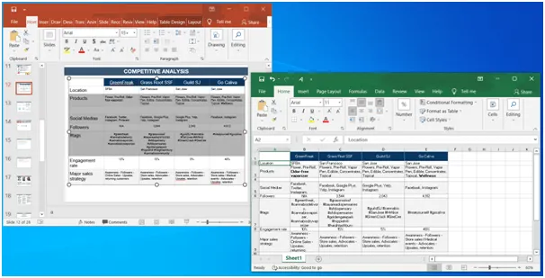 convertir ppt a excel