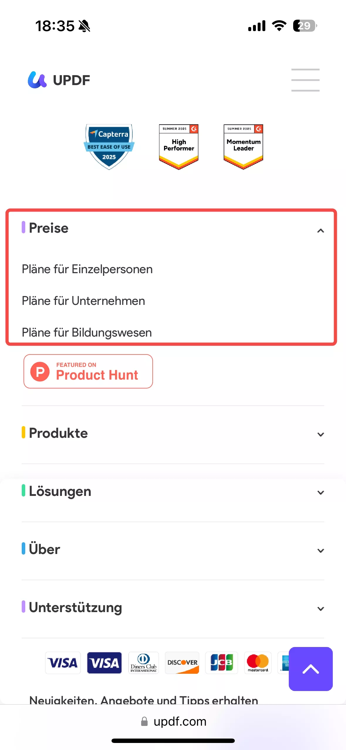 Kaufen Sie eine updf-Premium-Lizenz