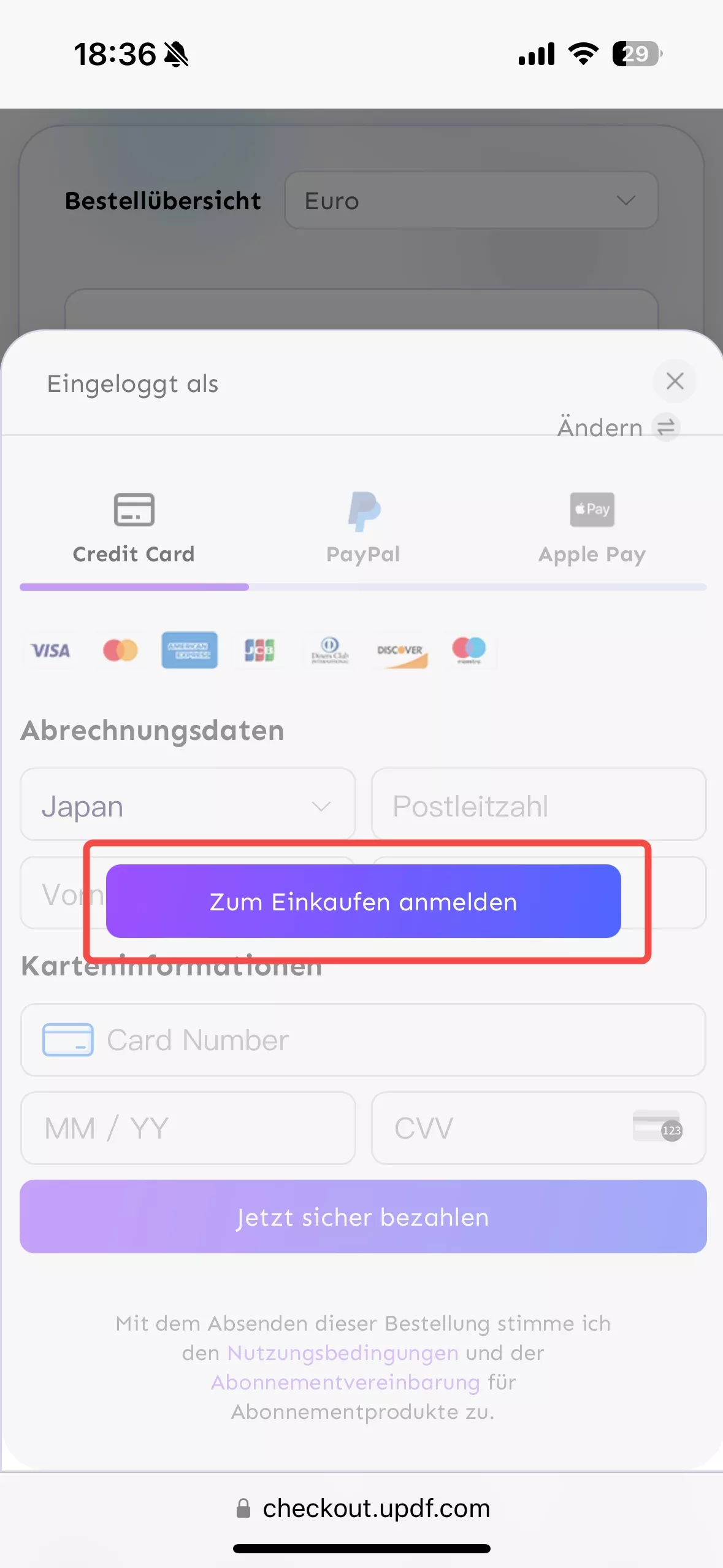 Anmelden, um zu kaufen