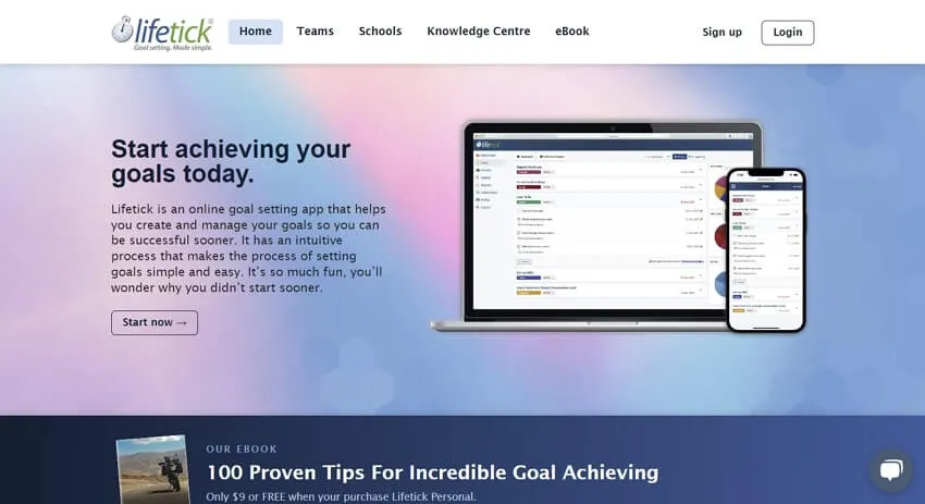 Lifetick SMART Goal Generator