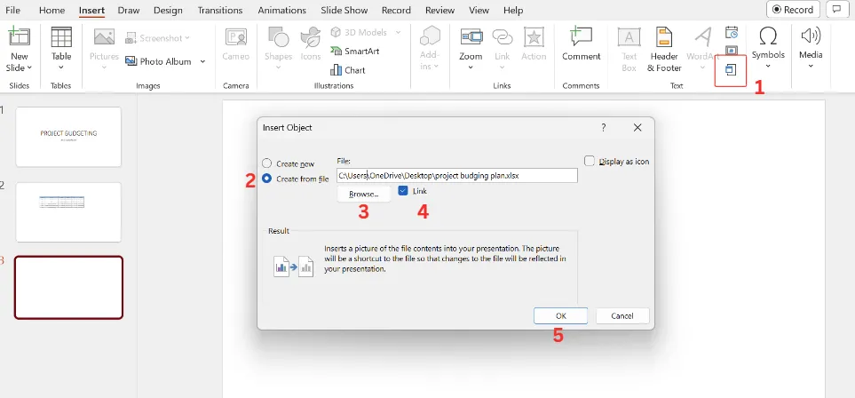 Convertir Excel en PowerPoint