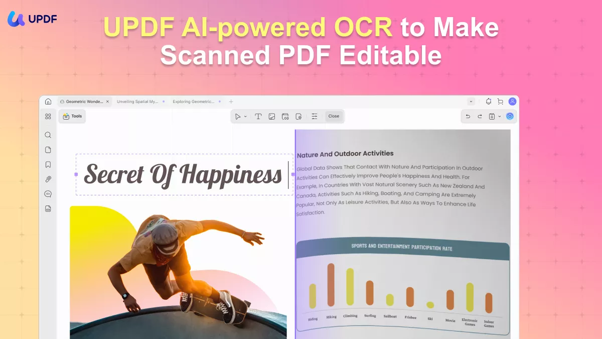 updf ocr pdfs