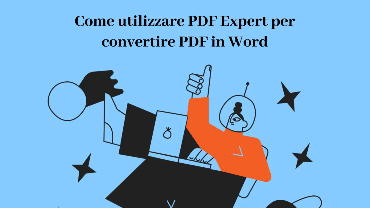 Come utilizzare PDF Expert per convertire PDF in Word