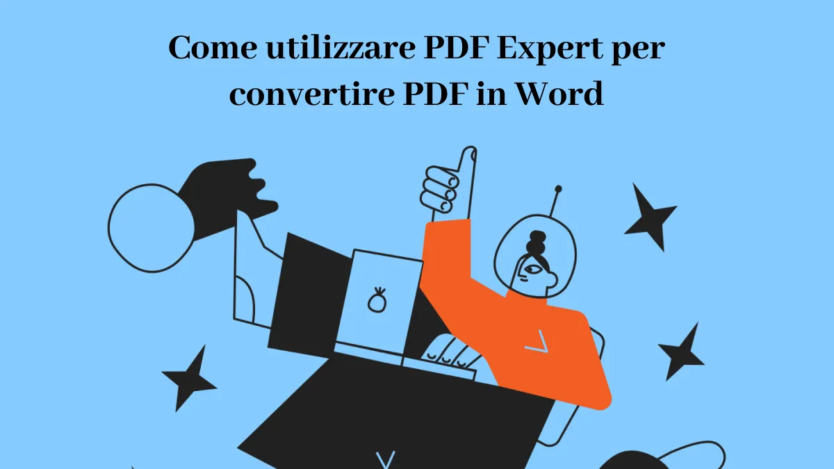 Come convertire PDF in Word con PDF Expert