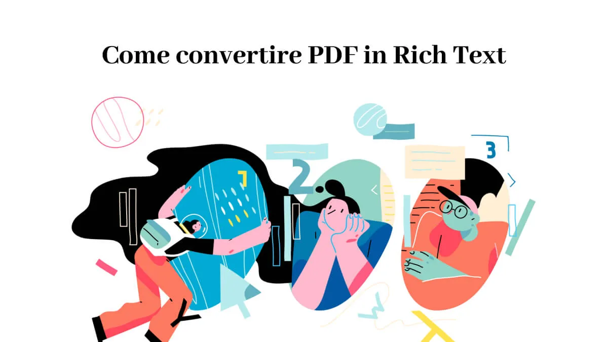 Come convertire PDF in Rich Text