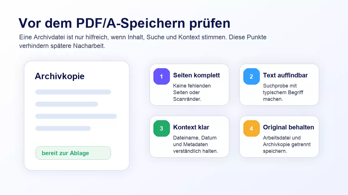 PDF/A Archiv-Check