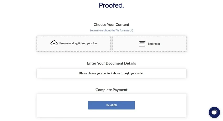 proofed ai proofread pdf online