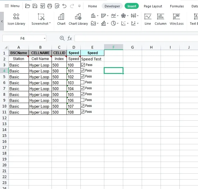 Mettez une case à cocher dans Excel via wps