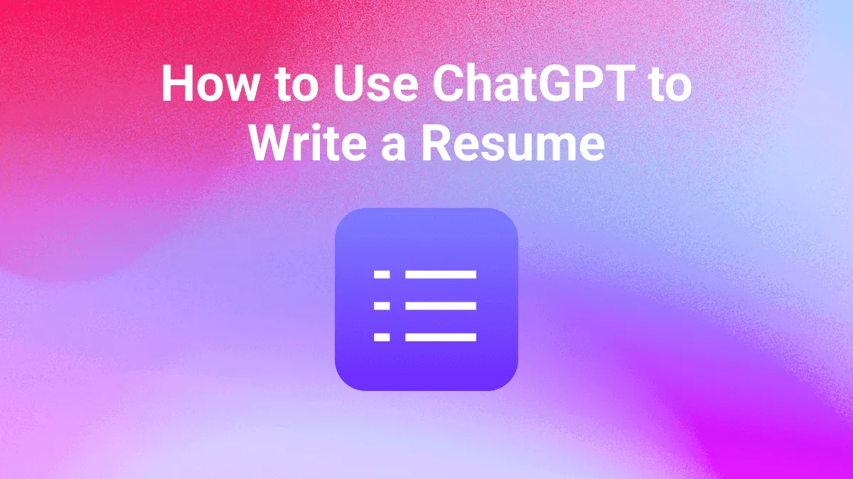 ChatGPTを使用して履歴書を書くにはどうすればよいですか? 究極のガイド