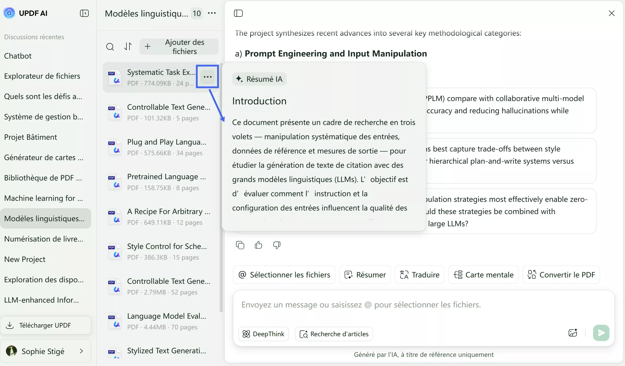 Cliquez sur le bouton « Démarrer le projet ».