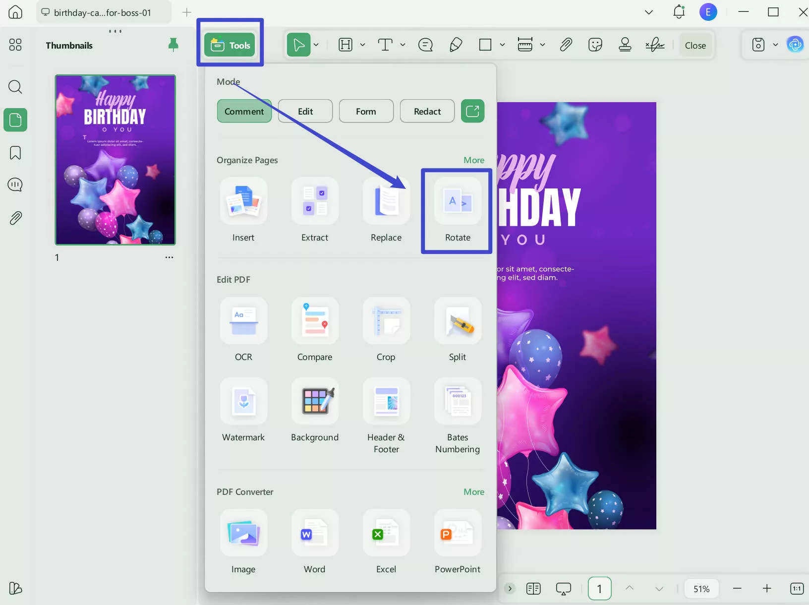 rotate images