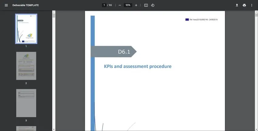 Sales KPI Template in PDF