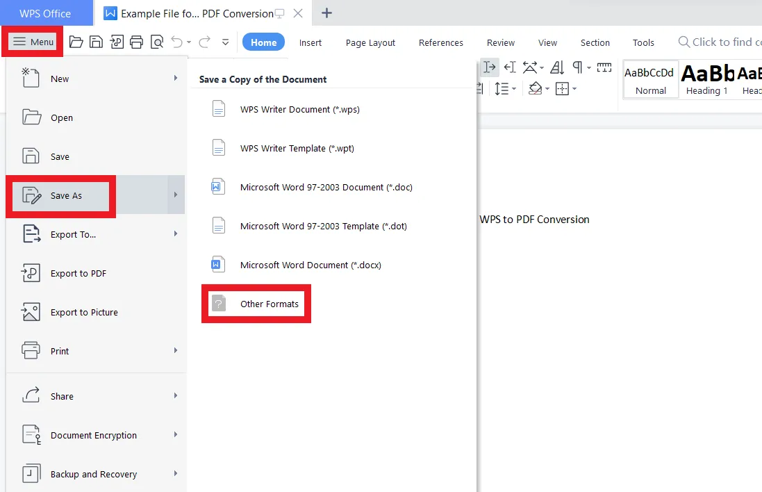 How to split PDF file into multiple pages quickly in WPS Office