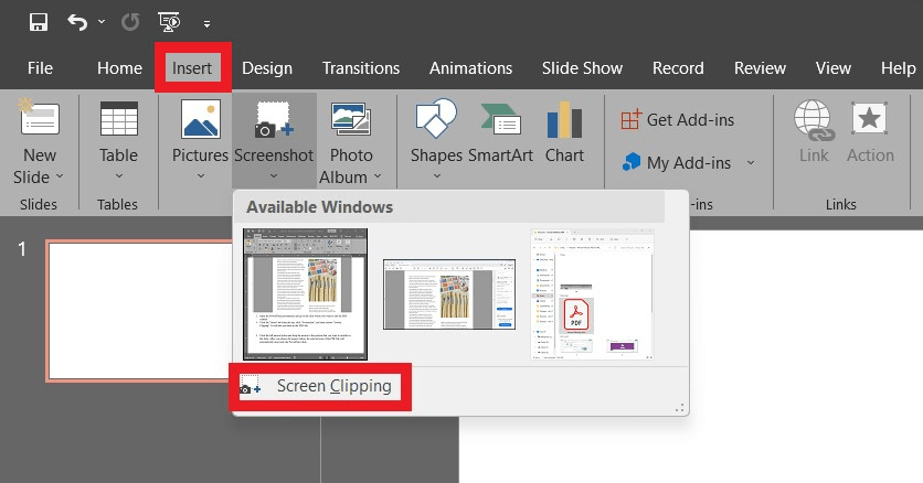 how to copy image from pdf file to powerpoint