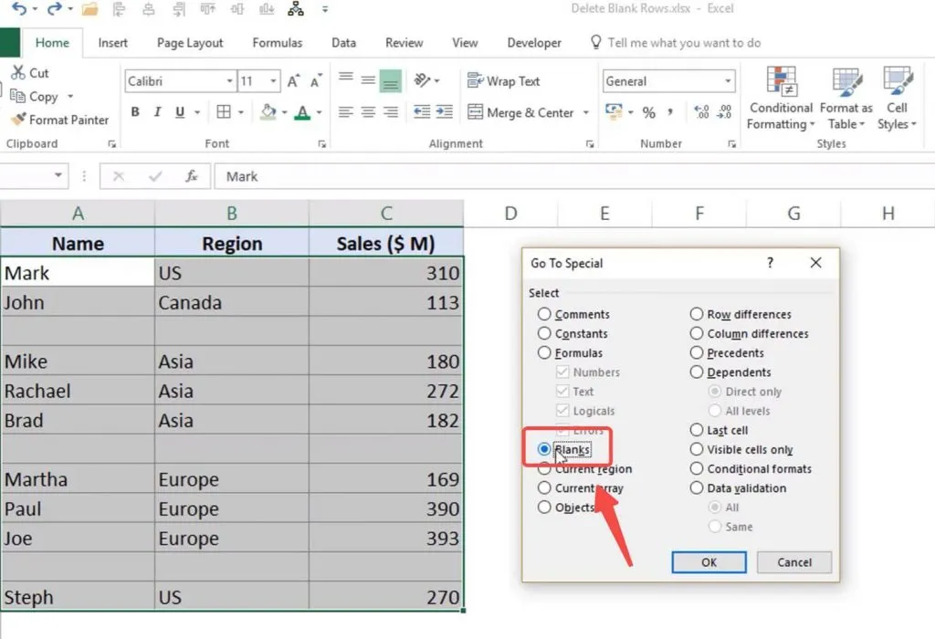 How to Remove Blank Rows in Excel The Top 8 Ways UPDF