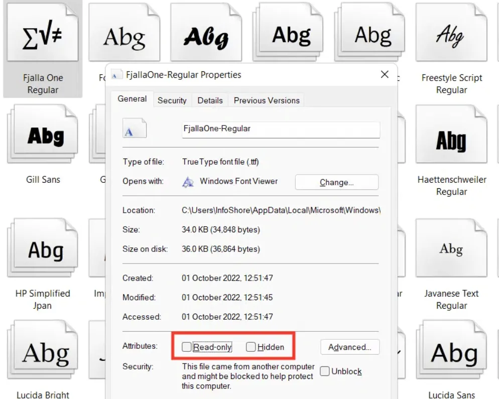 set ppt read only