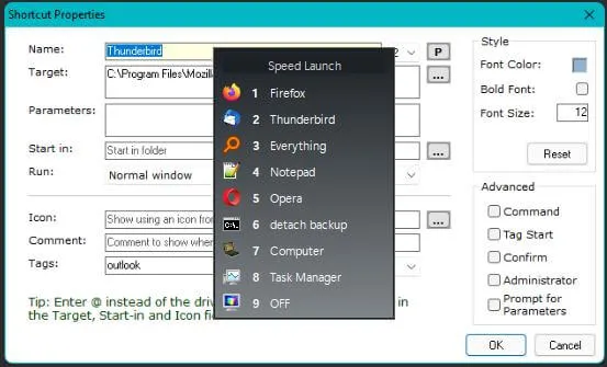 SlideSlide windows desktop organization