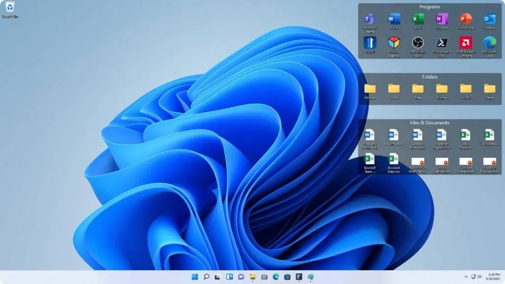 Stardock Fences - desktop organizer for windows