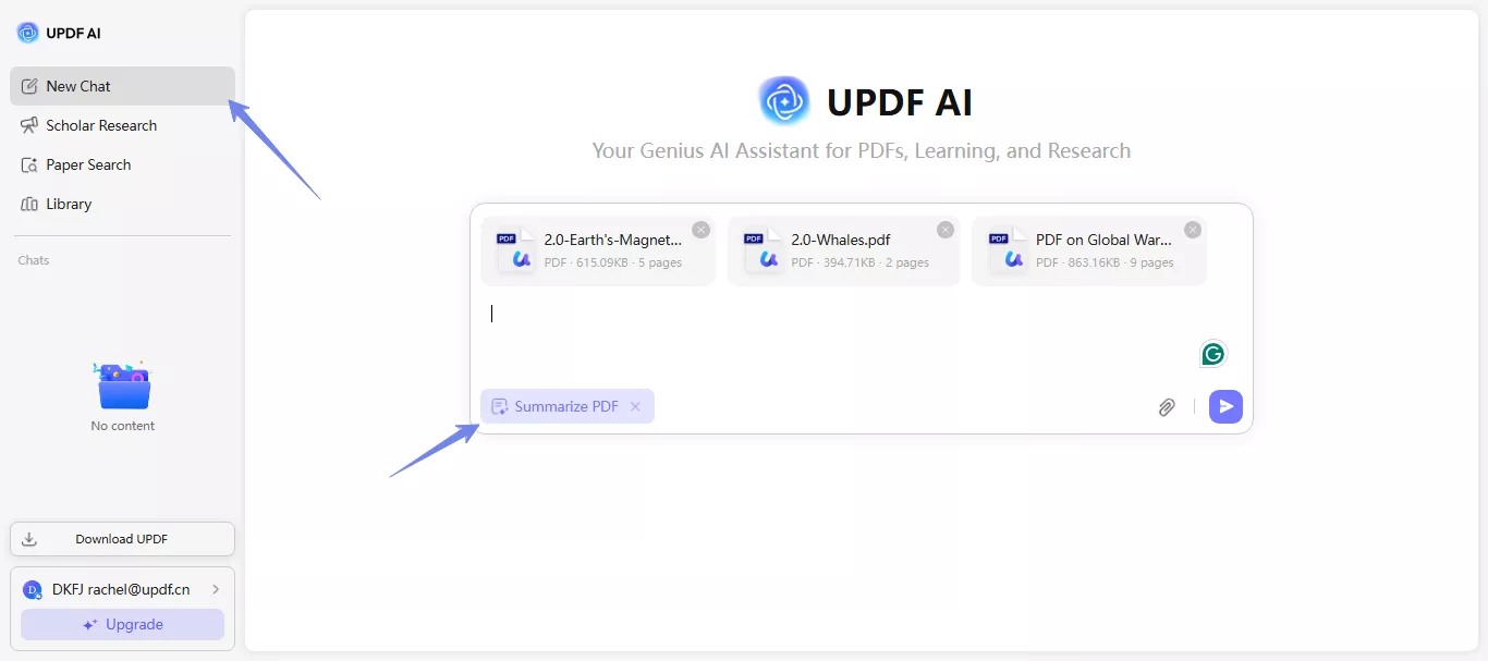 upload multiple pdfs