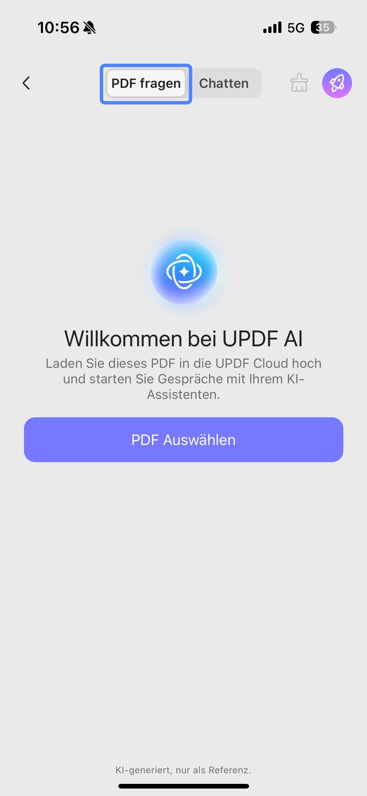 mit UPDF AI zusammenfassen