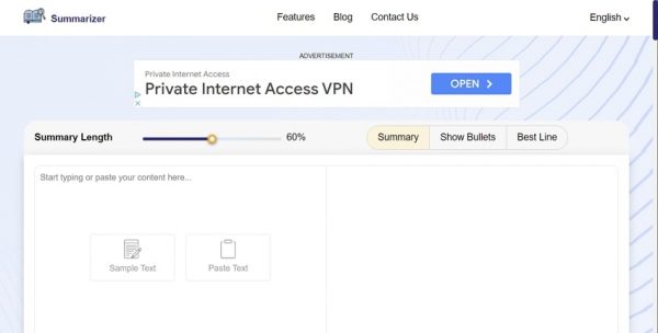 Summarizer.org: ملخص PDF بسيط عبر الإنترنت