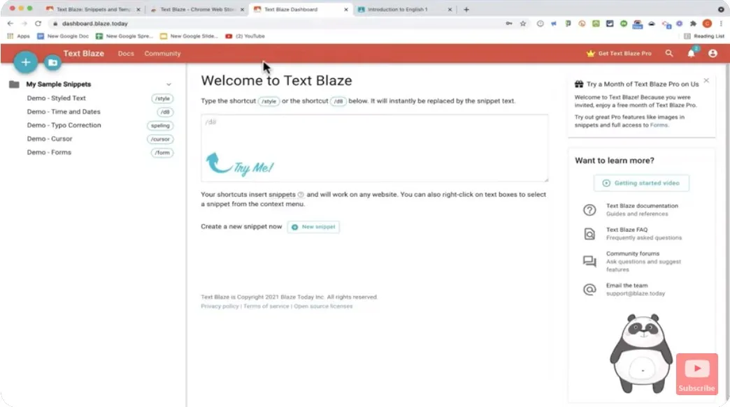 Text Blaze - ferramentas de escrita ai