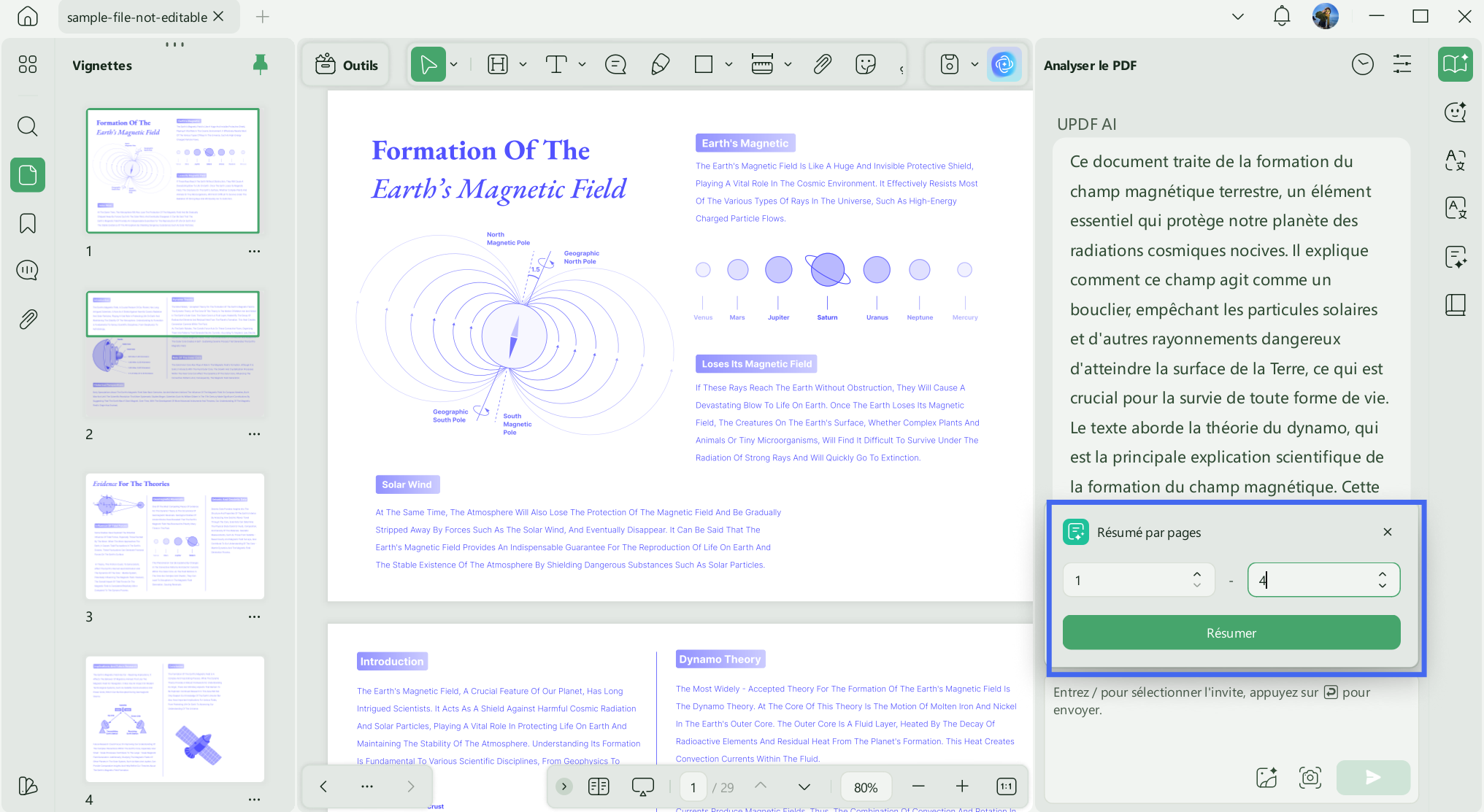 resumer pdf par pages