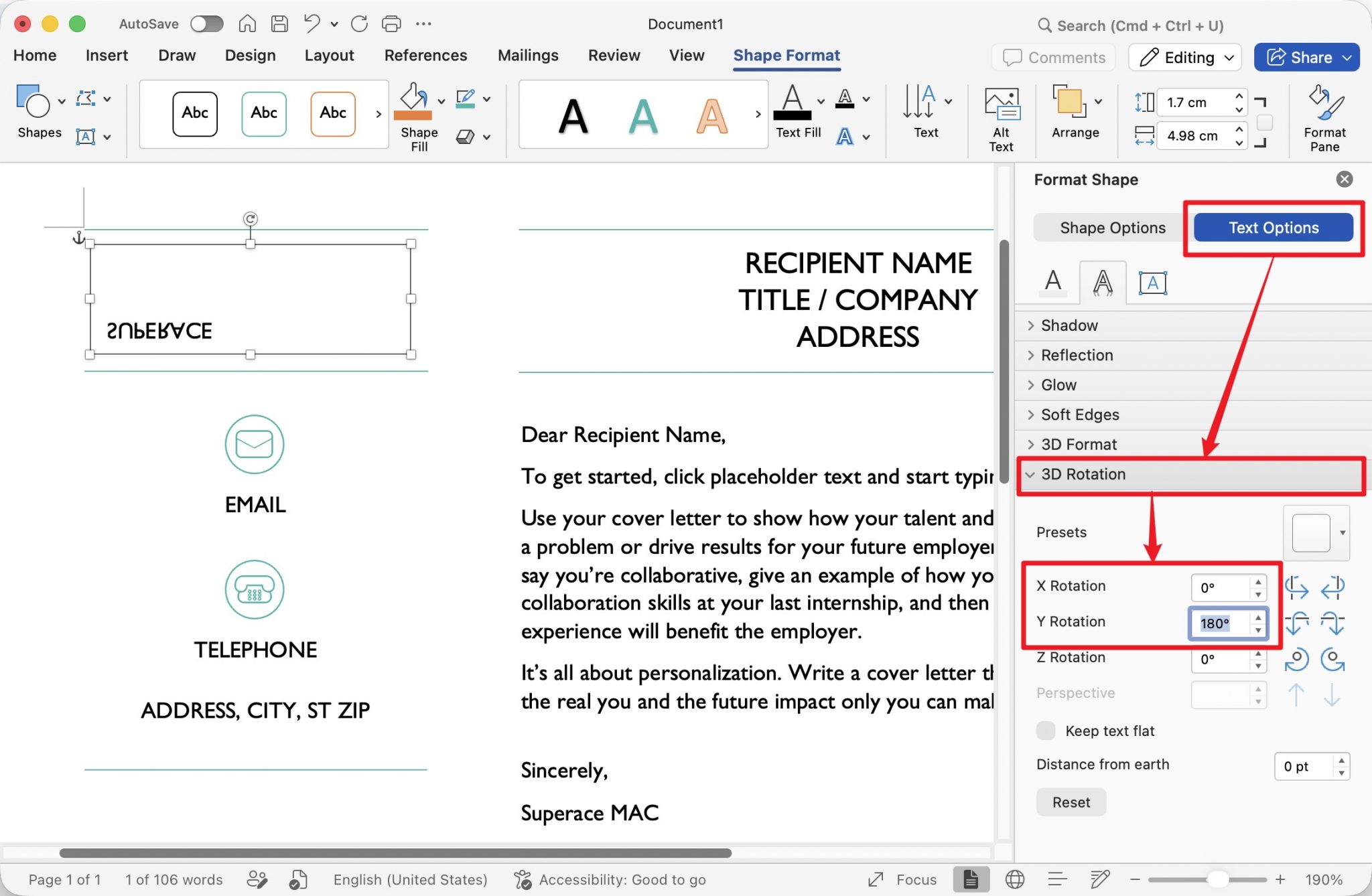 How to Flip or Mirror Text in Word: 4 Methods | UPDF