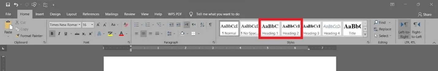 تحويل الكلمة إلى ppt باستخدام MS word