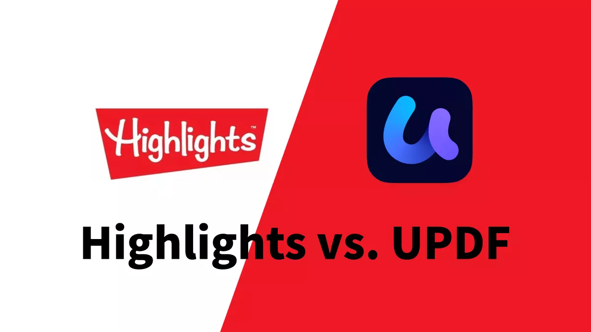 Highlights vs. UPDF: Comparing PDF Note-Taking Apps for Your Needs