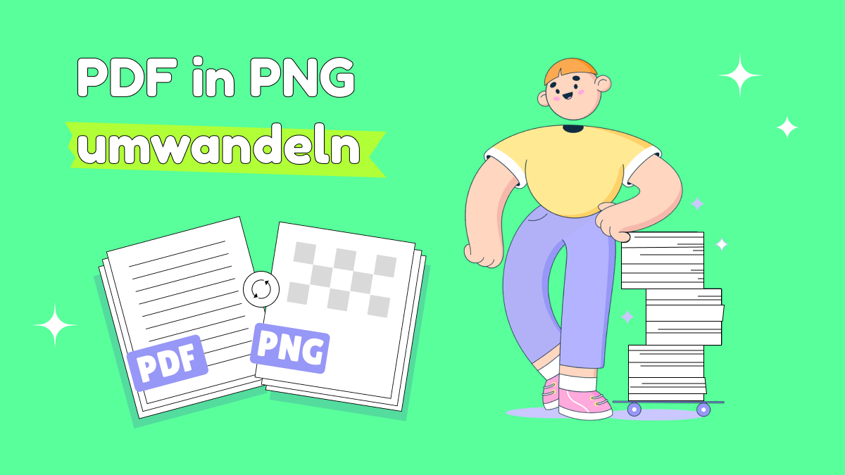 So können Sie PDF in PNG mit 2 Methoden umwandeln | UPDF