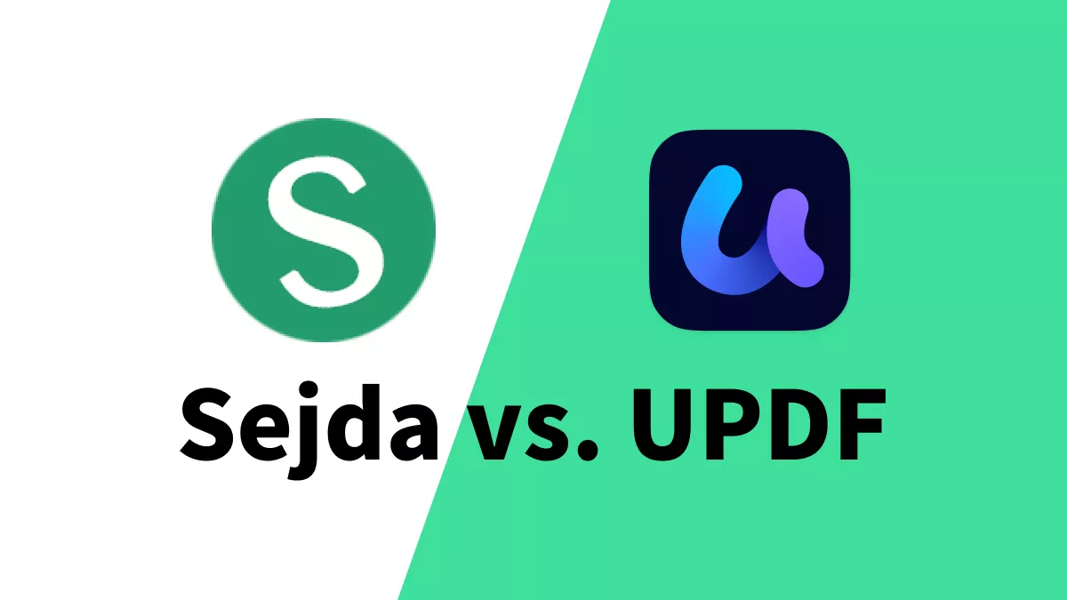 Sejda vs. UPDF: What Is the Best Tool for Your Needs?