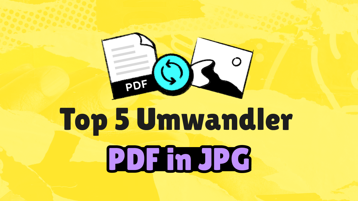 PDF In JPG Konverter - Hier Sind Top 5 Tools | UPDF