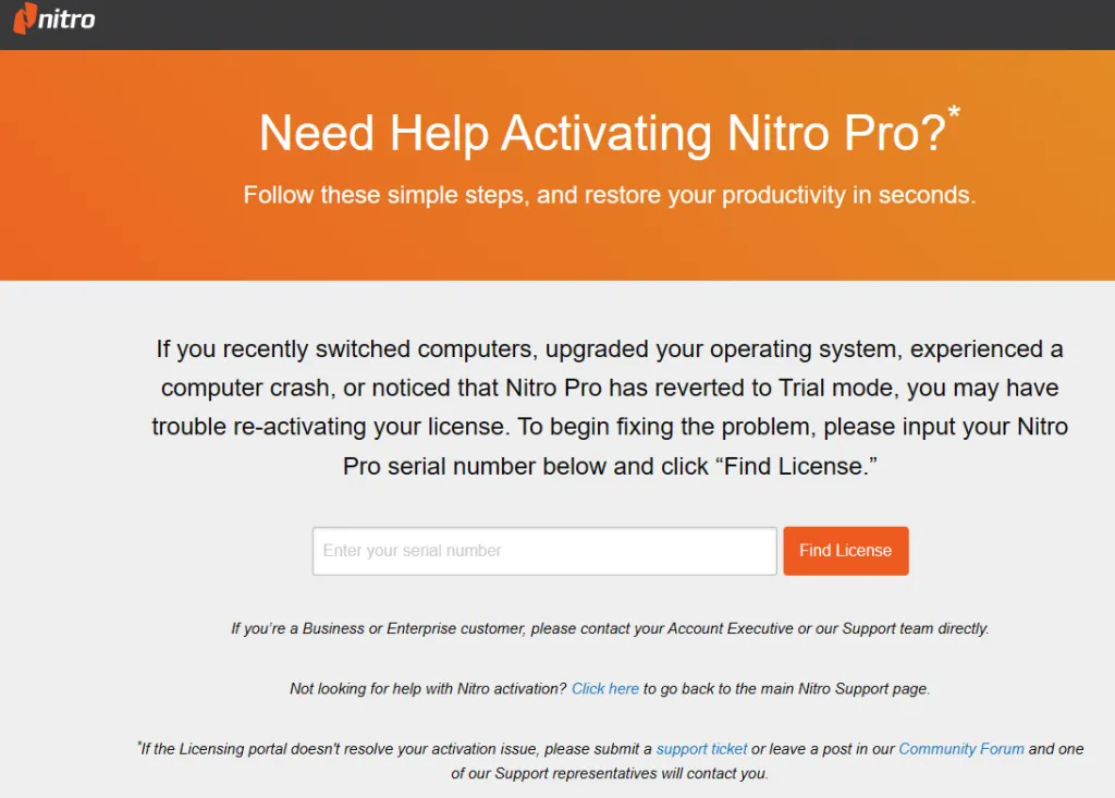 Activer Nitro PDF