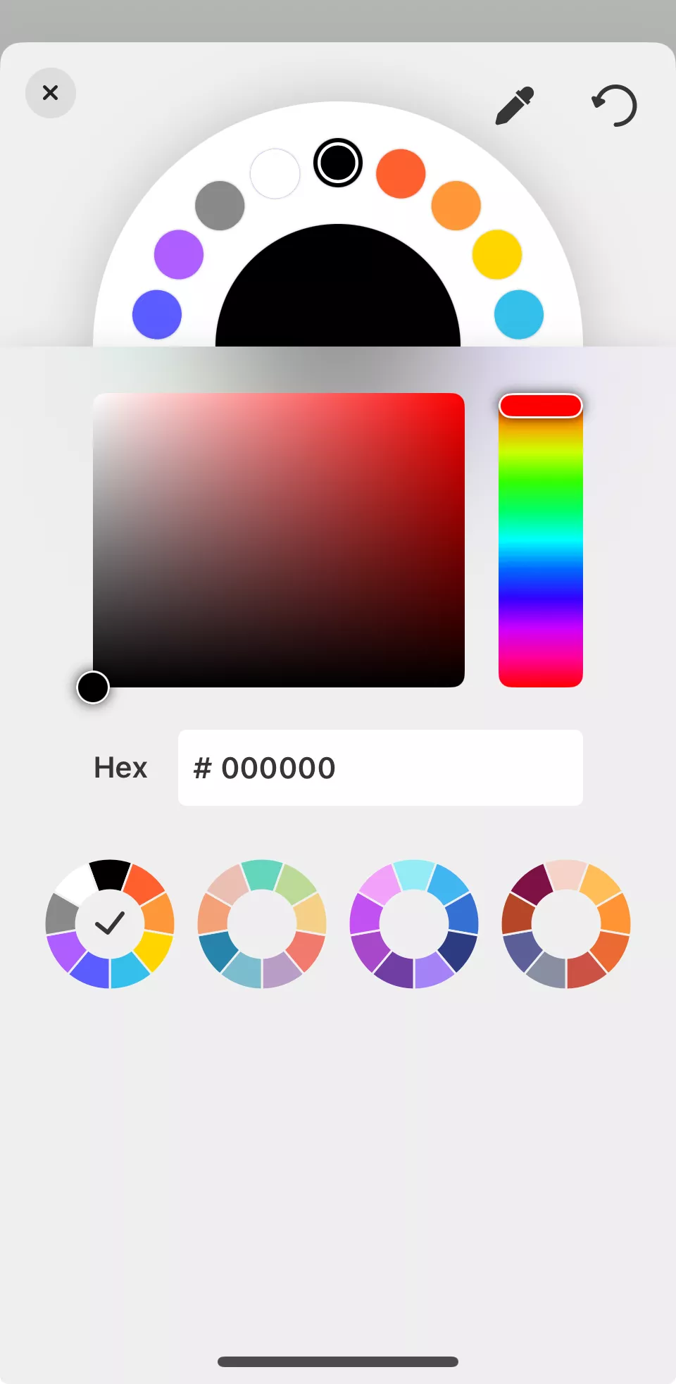 adicionar textos e escolher cores de textos