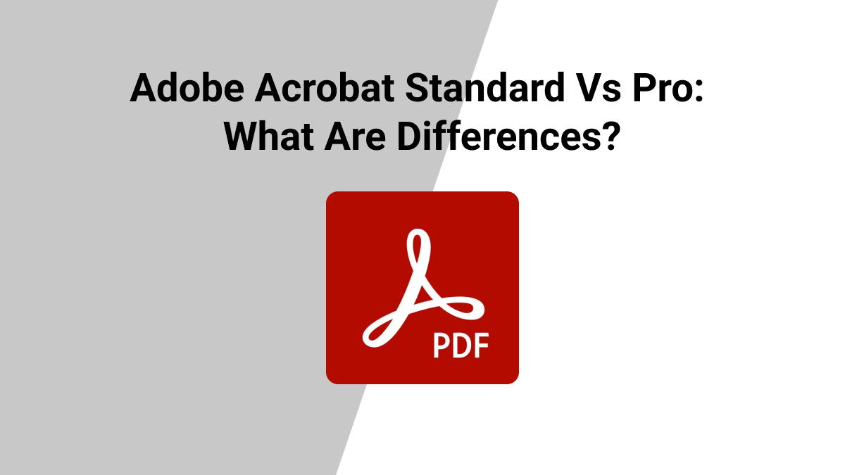 Adobe Standard Vs Pro Decoding The Differences UPDF